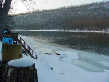 Allegheny River view from Eagles Landing