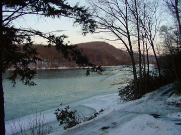 Allegheny River view from Eagles Landing